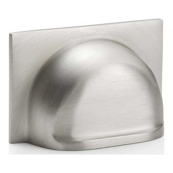 AW907SN • 40mm c/c • Satin Nickel • Alexander & Wilks Quantock Cup Pull Handle